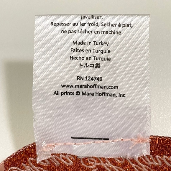 Mara Hoffman Cap Sleeve Mini Dress Jersey El Mundo Multicolor Tribal Print Small - Picture 12 of 12